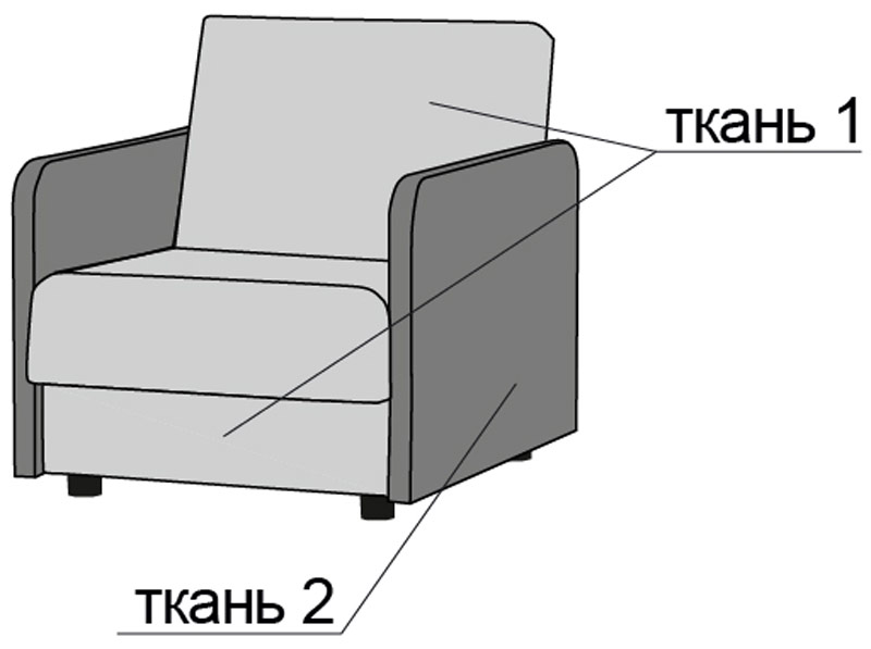 Кресло Рекорд - производитель ТМ SOFYNO / ТМ СОФИНО Rekord-kreslo-shema 800 web